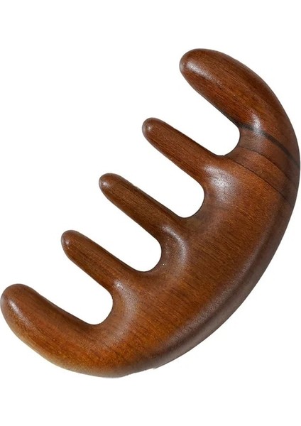C Ahşap Terapi Masaj Tarak Doğal Sandal Ağacı Tarak Geniş Diş Tarak Spa Gua Sha Saç Derisi Masaj Fırçası Saç Bakımı Meridian Relax Aracı (Yurt Dışından)