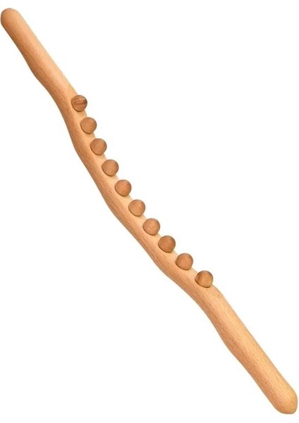 Wood-10 Boncuk 1 Adet 20 Boncuk Oklava Evrensel Geri Iğne Masaj Tendonlar Kayın Ahşap Kazıma Sopa Noktası Tedavisi Guasha Terapi Aracı (Yurt Dışından)