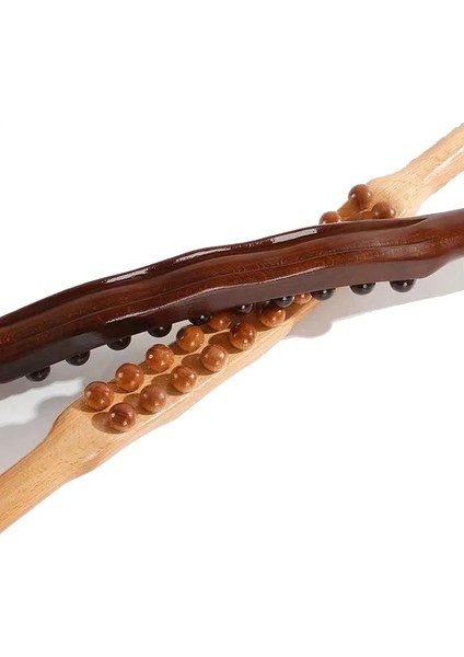 Wood-10 Boncuk 1 Adet 20 Boncuk Oklava Evrensel Geri Iğne Masaj Tendonlar Kayın Ahşap Kazıma Sopa Noktası Tedavisi Guasha Terapi Aracı (Yurt Dışından)