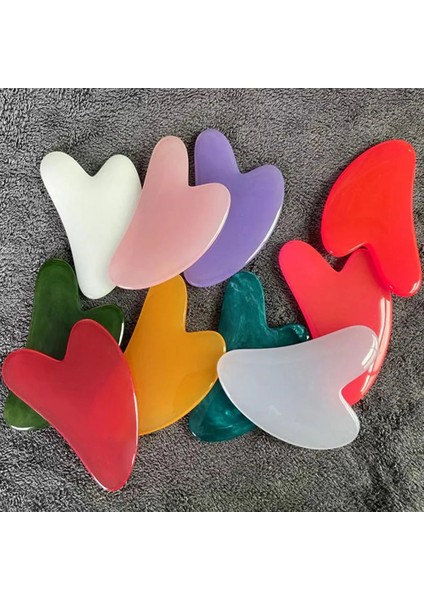 Açık Mor 10 Renk Güzel Masaj Balmumu Guasha Kazıma Masaj Kazıyıcı Yüz Masajı Akupunktur Gua Sha Göz Yüz Kurulu Spa Masajı (Yurt Dışından) fiyatları