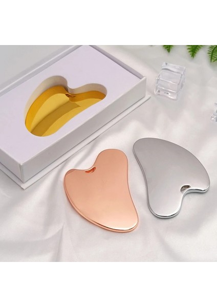 A4 Yüz Paslanmaz Çelik Kazıyıcı Masaj Aracı Yüz Germe Anti-Aging Cilt Sıkılaştırma Soğutma Metal Şişliği Azaltmak Yüz Gümüş (Yurt Dışından) fiyatları