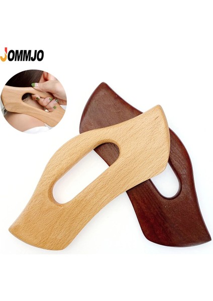 1 Gua Sha Lenfatik Drenaj Aracı, Sırt Masajı Kas Serbest Bırakma Aracı-Vücut Şekillendirici, Anti Selülit Ahşap Terapi Masaj Aletleri (Yurt Dışından) modelleri