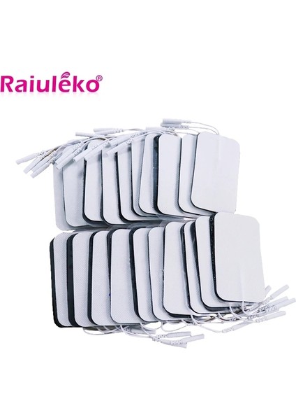 5x9 cm 50 Adet 20/50 Adet/9x5 Cm/2mm Fiş Yeniden Kullanılabilir Onlarca Elektrot Pedi Darbe Dijital Akupunktur Terapi Masajı/elektrikli Kas Stimülatörü (Yurt Dışından) fiyatları