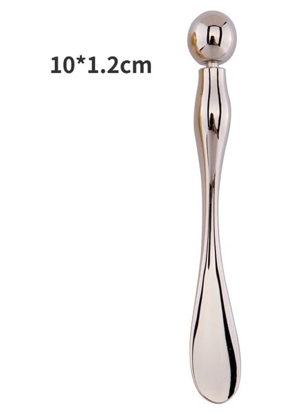 10 cm Gümüş Mini Çelik Top/Seramik Göz Masaj Sopası (Yurt Dışından)