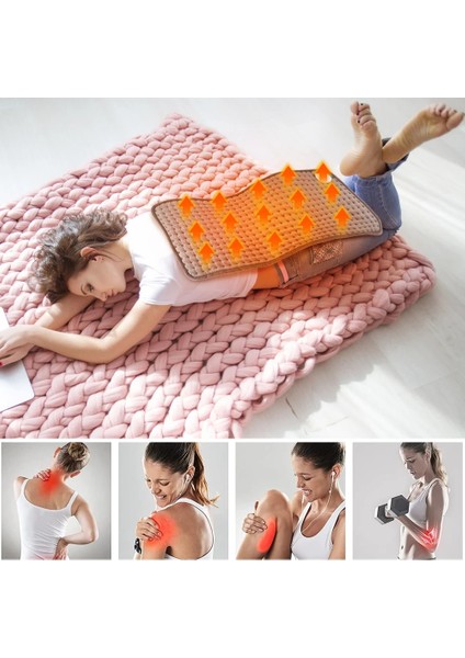 40 76 cm Abd Fışı 100-120 V Elektrikli Isıtma Yastığı Fizyoterapi Battaniyesi 10 Dişliler Sıcaklık Kontrolü Sıcak Kompres Vücut Ağrısını Rahatlatmak Omuz Sırt Sıcak Tutmak (Yurt Dışından) indirimleri