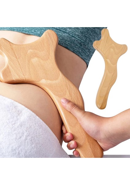 G 1 Adet Ahşap Gua Sha Masaj Aracı Anti Selülit Masajı Ahşap Terapi Lenfatik Drenaj Kürek Vücut Şekillendirme Kas Gevşeme (Yurt Dışından)