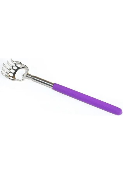 Mor Geri Scratcher Paslanmaz Çelik Teleskopik Pençe Masajı Taşınabilir Uzatılabilir Kullanışlı Cep Sırt Masajı Relax Sağlık Aracı (Yurt Dışından)