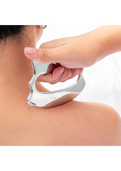 B2 Tıbbi Sınıf Paslanmaz Çelik Kas Kazıma Masajı Gua Sha Masaj Aletleri Arka Bacak Kol Boyun Omuz Vücut Masajı Gevşeme (Yurt Dışından) modelleri