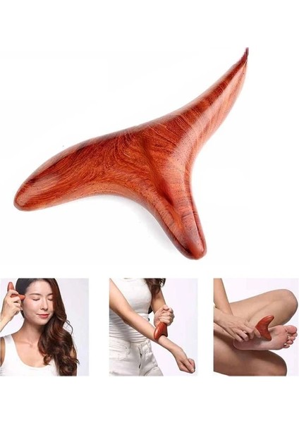1 Adet Ahşap Tetik Noktası Masaj Aletleri, Profesyonel Gua Sha Lenfatik Drenaj Araçları, Tüm Vücut Için Ahşap Terapi Masajı Ağrıyı Rahatlatmak (Yurt Dışından)