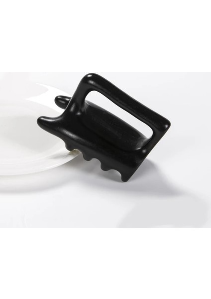 Siyah Doğal Reçine Çin Aracı Sırt Masajı Masaj Vücut Akupunktur Kazıma Arı Balmumu Plaka Guasha Kazıma Dairesel Kan Terapisi (Yurt Dışından)