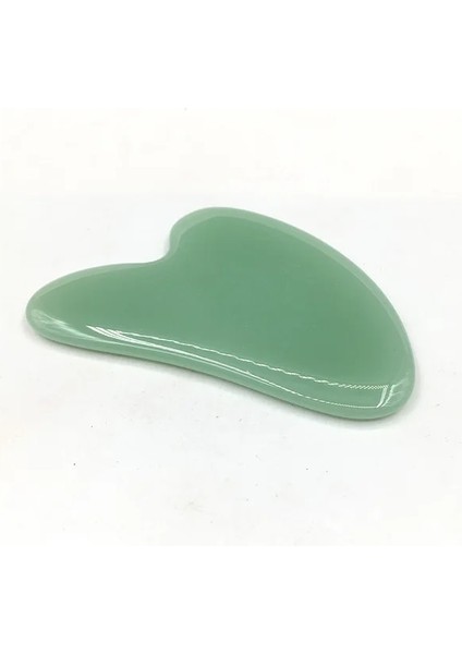 Yeşil Gösterildiği Gibi Doğal Yeşim Taşı Gua Sha Masaj Tahtası Gül Kuvars Guasha Plaka Yeşim Yüz Masajı Kazıyıcılar Araçları Yüz Boyun Arka Vücut (Yurt Dışından)