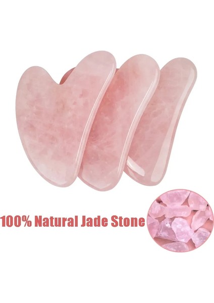 Yeşil Gösterildiği Gibi Doğal Yeşim Taşı Gua Sha Masaj Tahtası Gül Kuvars Guasha Plaka Yeşim Yüz Masajı Kazıyıcılar Araçları Yüz Boyun Arka Vücut (Yurt Dışından) fiyatları