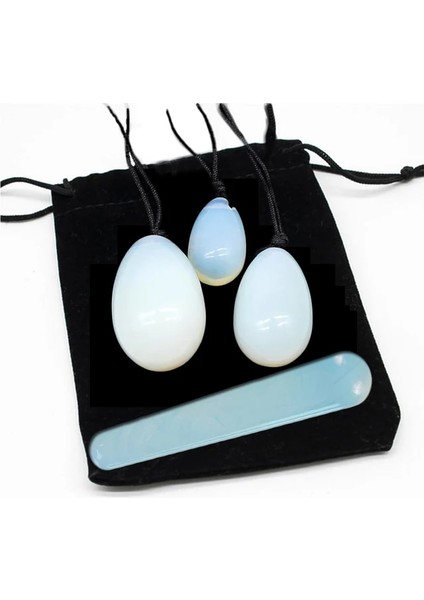 4pc 06 3pc/4pc Yoni Yumurta Kadın Kege Egzersiz Topu Seti Doğal Yeşim Taşı Yoni Değnek Tren Pelvik Kaslar Vajinal Masaj Sağlık Sağlık (Yurt Dışından)