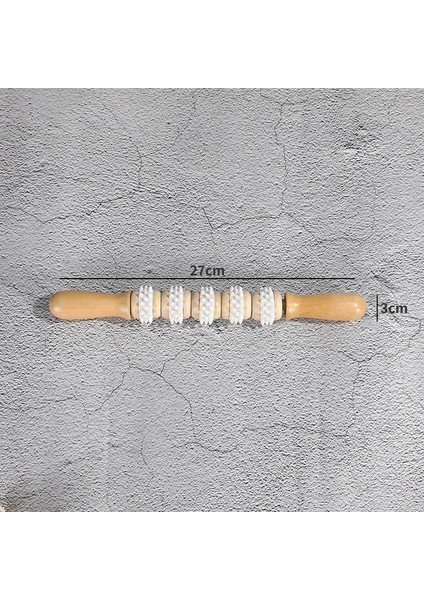 F Ahşap Terapi Selülit Masajı Guasha Aracı Derin Doku Relax Masaj Vücut Yüz Kaldırma Maderoterapia Rulo Guasha Kazıyıcı (Yurt Dışından)