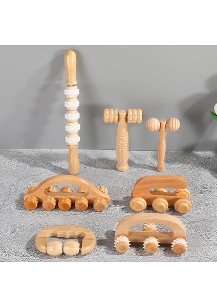 F Ahşap Terapi Selülit Masajı Guasha Aracı Derin Doku Relax Masaj Vücut Yüz Kaldırma Maderoterapia Rulo Guasha Kazıyıcı (Yurt Dışından) fiyatları