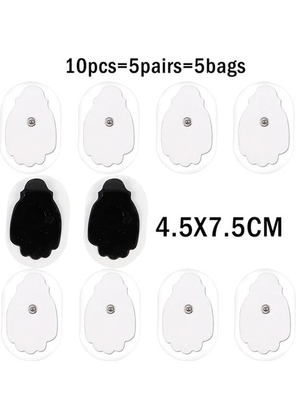 4.5x7.5 cm 10 Adet Mini Onlarca Akupunktur Terapi Telefon Vücut Masajı Elektrik Bağlantısı Mobil Kas Stimülatörü Makinesi Geri Boyun Omuz Relax (Yurt Dışından) fiyatları