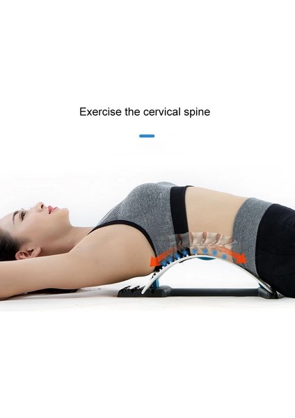 Siyah Mavi Geri Germe Cihazı Sırt Masajı Bel Desteği Kas Rölyef Aracı Fitness Masajı Için (Yurt Dışından) fiyatları