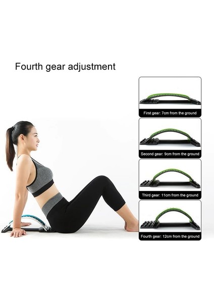 Siyah Mavi Geri Germe Cihazı Sırt Masajı Bel Desteği Kas Rölyef Aracı Fitness Masajı Için (Yurt Dışından) modelleri