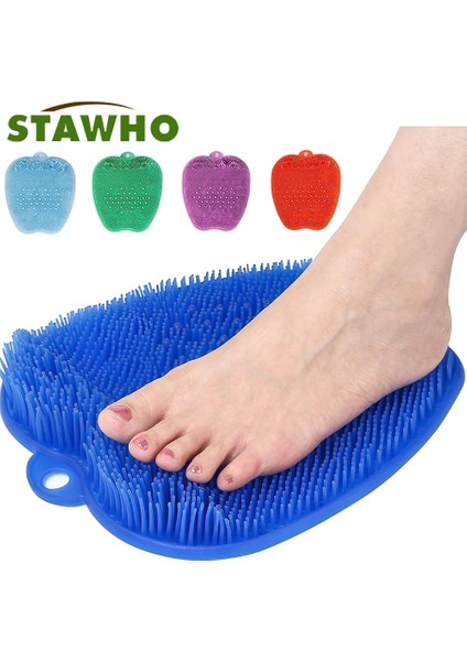 Yeşil Duş Ayak Temizleyici Scrubber Masaj, Ayak Ağrısı Yorgun Ayaklar Kaymaz Vantuzlu Duş Zemini Için Rahatlatıcı Akupunktur Matı (Yurt Dışından) indirimleri