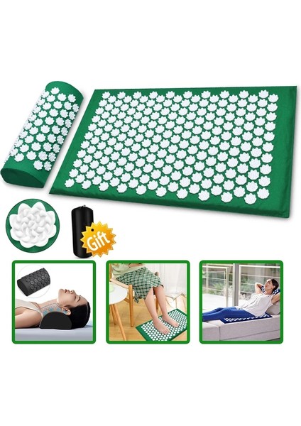 B Akupunktur Noktası Stimülasyonu Akupunktur Mat Boyun Masaj Yastığı Boyun Geri Ayak Masajı Stres Rahatlatmak Akupunktur Akupunktur Yoga Mat (Yurt Dışından)