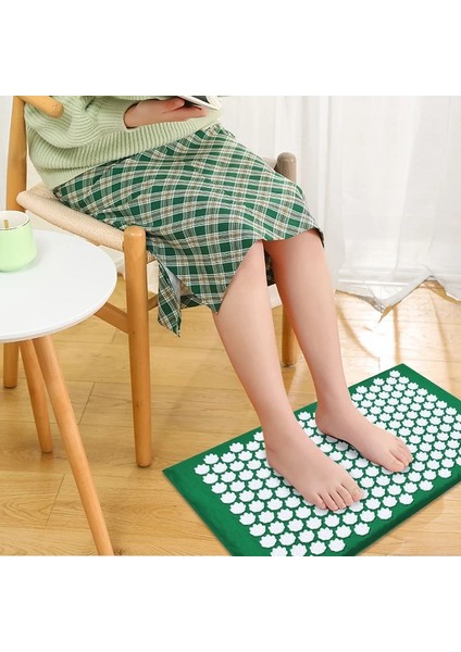 B Akupunktur Noktası Stimülasyonu Akupunktur Mat Boyun Masaj Yastığı Boyun Geri Ayak Masajı Stres Rahatlatmak Akupunktur Akupunktur Yoga Mat (Yurt Dışından)