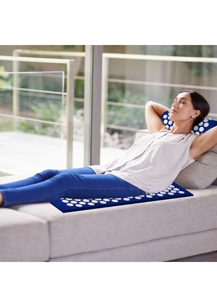 B Akupunktur Noktası Stimülasyonu Akupunktur Mat Boyun Masaj Yastığı Boyun Geri Ayak Masajı Stres Rahatlatmak Akupunktur Akupunktur Yoga Mat (Yurt Dışından)