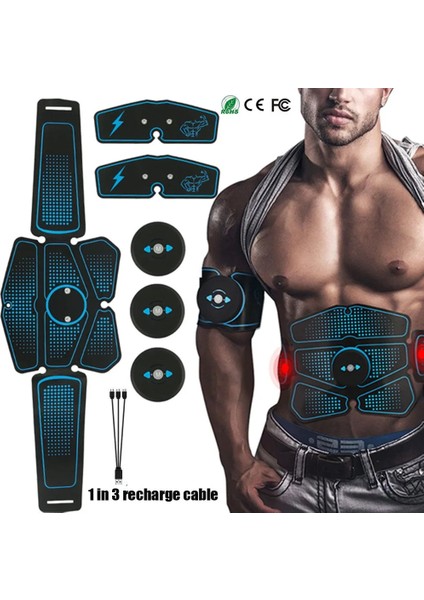 Standart Ev Spor Salonu Karın Kas Stimülatörü Ems Bel Eğitmen Abs Fitness Ekipmanları Eğitim Masaj Kasları Elektrostimülatör Toner (Yurt Dışından) modelleri