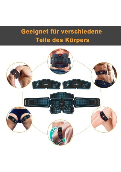 Standart Ev Spor Salonu Karın Kas Stimülatörü Ems Bel Eğitmen Abs Fitness Ekipmanları Eğitim Masaj Kasları Elektrostimülatör Toner (Yurt Dışından) fırsatları