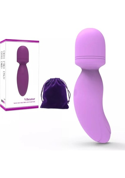 Mor Güçlü Mini Masaj Boyun Omuz Sırt Vücut Masaj Aletleri El Su Geçirmez Sessiz Şarj Edilebilir Kişisel Masaj Kadınlar Için (Yurt Dışından)