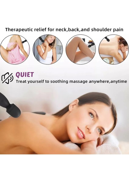 Mor Güçlü Mini Masaj Boyun Omuz Sırt Vücut Masaj Aletleri El Su Geçirmez Sessiz Şarj Edilebilir Kişisel Masaj Kadınlar Için (Yurt Dışından) fırsatları