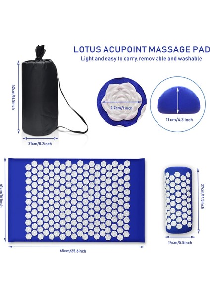 Lotus Mor Akupunktur Masaj Mat Shakit Mat Sırt Boyun Ayak Ağrısını Rahatlatmak Spike Mat Kuznetsov'un Aplikatör Sırt Masaj Yastığı Yoga Mat (Yurt Dışından) fırsatları