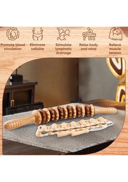 2 Adet-Set Masaj 2 Adet Ahşap Terapi Masaj Aletleri, Ahşap Masaj Rulo Sopa, Sırt Masajı Rulo Halat, Lenfatik Için Maderoterapia Kiti Colombiana (Yurt Dışından) modelleri