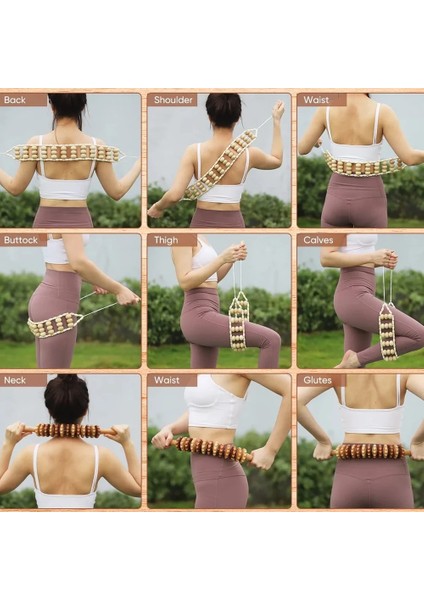 2 Adet-Set Masaj 2 Adet Ahşap Terapi Masaj Aletleri, Ahşap Masaj Rulo Sopa, Sırt Masajı Rulo Halat, Lenfatik Için Maderoterapia Kiti Colombiana (Yurt Dışından) indirimleri