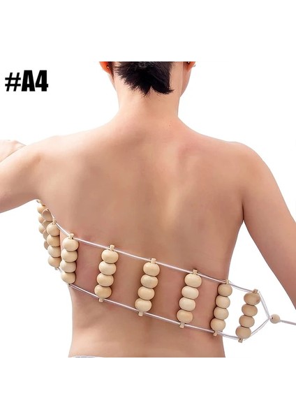 A4 Ahşap Bel Sırt Masajı Rulo Halat Ahşap Terapi Lenfatik Drenaj Masajı Taşınabilir El Haddeleme Omuz Kol Bacak Relax (Yurt Dışından)