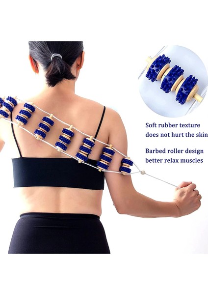 A4 Ahşap Bel Sırt Masajı Rulo Halat Ahşap Terapi Lenfatik Drenaj Masajı Taşınabilir El Haddeleme Omuz Kol Bacak Relax (Yurt Dışından) fırsatları