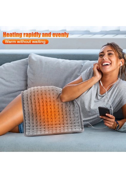 30X59CM Ab (220-240V) 110V-240V Elektrikli Isıtma Yastığı Omuz Boyun Sırt Termal Battaniye Sıcak Zamanlı Fizyoterapi Kış Isıtıcı Omurga Bacak Ağrısı Giderici (Yurt Dışından)