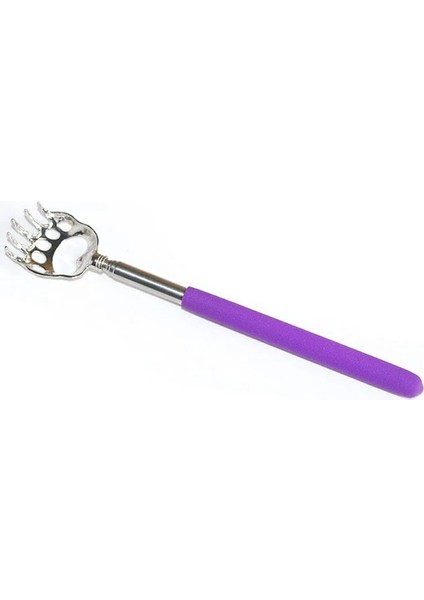 Mor Sırt Masajı Metal Popüler Paslanmaz Çelik Teleskopik Ayı Pençe Kazıyıcı (Yurt Dışından)