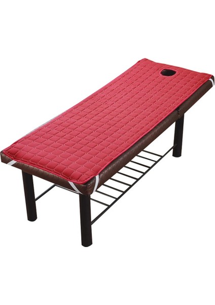 Gri Boyut L Kaymaz Çarşaf Spa Tedavisi Güzellik Masaj Salonu Masa Yatak Çarşafı Kapak Yatak Levha Ped Mat Yüz Delikli 185*70 CM/190*80 cm (Yurt Dışından)