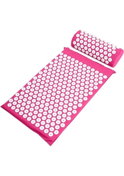 3 Akupunktur Masajı Yoga Mat Yastık Masaj Ağrıyı Hafifletmek Stres Geri Vücut Ağrısı Başak Akupunktur Matı ve Yastık Seti Çanta ile (Yurt Dışından)