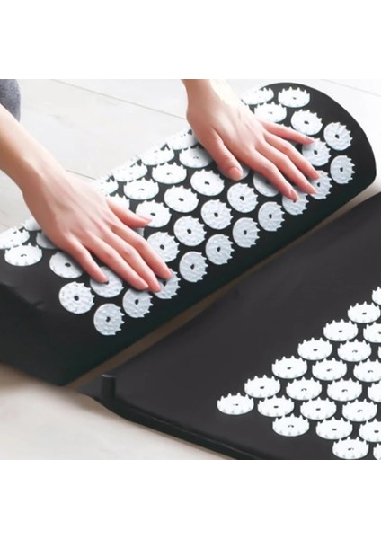 3 Akupunktur Masajı Yoga Mat Yastık Masaj Ağrıyı Hafifletmek Stres Geri Vücut Ağrısı Başak Akupunktur Matı ve Yastık Seti Çanta ile (Yurt Dışından) indirimleri