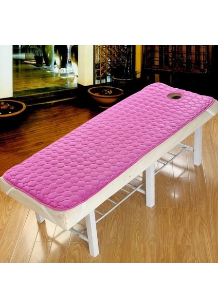 Mor Masaj Yatağı Güzellik Salonu Yatak Nefes Yüz Kauçuk Yatak Örtüsü Delik Spa Masaj Masası Kalınlaşmak Levha 190X80 cm (Yurt Dışından)