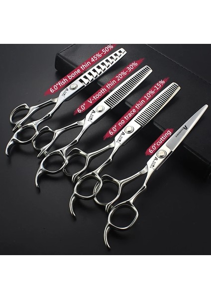 6 Inç 2 Pc Profesyonel Kuaförlük Makas 6.5/6/7/7.5 Inç Salon Makas Setleri Berber Kesme Makası Ince Kuaförlük Araçları Makaslar (Yurt Dışından) indirimleri