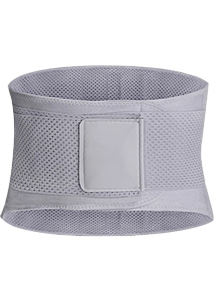 Gri L Unisex Çift Ayarlanabilir Askılı Sırt Desteği Kemeri Spor Spor Bel Desteği Işığı, Sırt Ağrısını Gidermek Için 5 Destek Çubuklu (Yurt Dışından)