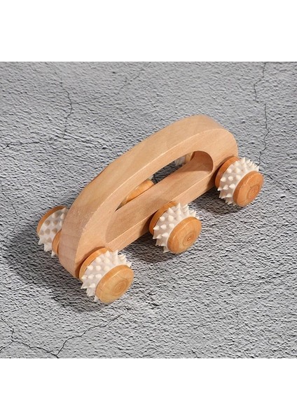 6 El Masaj Silindiri ile Kemer Köprüsü Boğaz Kas Ahşap Terapi Masaj Aletleri Vücut Ahşap Fasya Rulo Derin Doku Lenfatik Drenaj Masajı (Yurt Dışından)