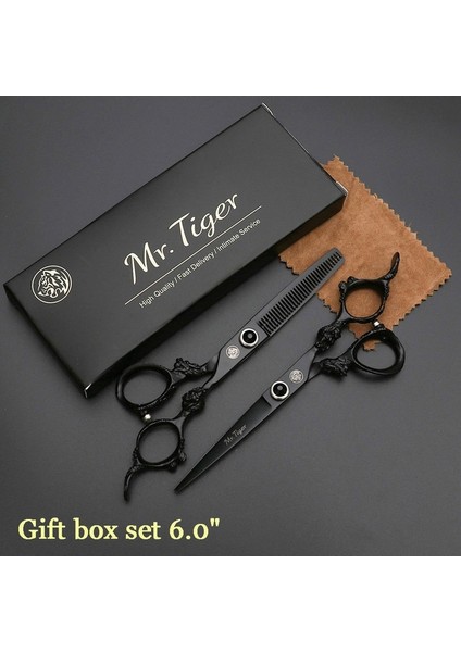 6ct Box-Hshz Profesyonel Saç Makas Saç Profesyonel Berber Makası Saç Kesme Makası Kuaförlük Makası Kuaför Salonu (Yurt Dışından)