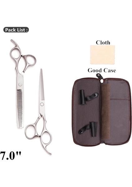 C1006 Yin D 7yy Özel Logo Dropshipping Saç Makas 5 "5.5" 6 "7" 8 "japonya 440C Kesme Makası Inceltme Makası Kuaförlük Makas Seti (Yurt Dışından) fiyatları