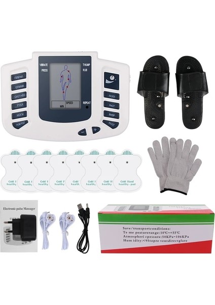 Ab C Ems Onlarca Masaj Ünitesi Rus Elektrik Kas Terapi Stimülatörü Fizyoterapi Darbe Akupunktur Tam Vücut Masajı (Yurt Dışından)