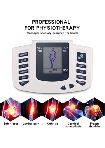 Ab C Ems Onlarca Masaj Ünitesi Rus Elektrik Kas Terapi Stimülatörü Fizyoterapi Darbe Akupunktur Tam Vücut Masajı (Yurt Dışından) fırsatları