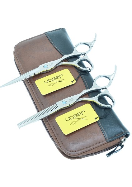 A0018D-04-55 Jason 5.5/6 Inç Profesyonel Saç Makas Kesme Makası Salon Kuaför Saç Kesme Inceltme Kuaförlük Şekillendirici Aracı A0018D (Yurt Dışından) modelleri
