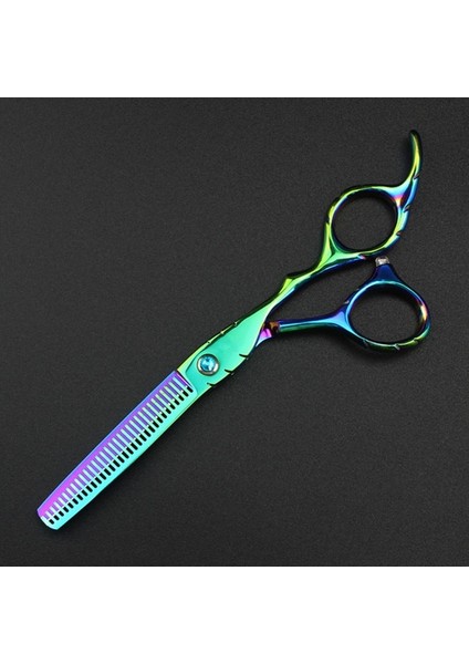 Inceltme Profesyonel Japonya 440C 6 '' Yeşil Saç Makas Kesme Berber Makas Saç Kesimi Inceltme Makası Kesim Makas Kuaförlük Makas (Yurt Dışından)